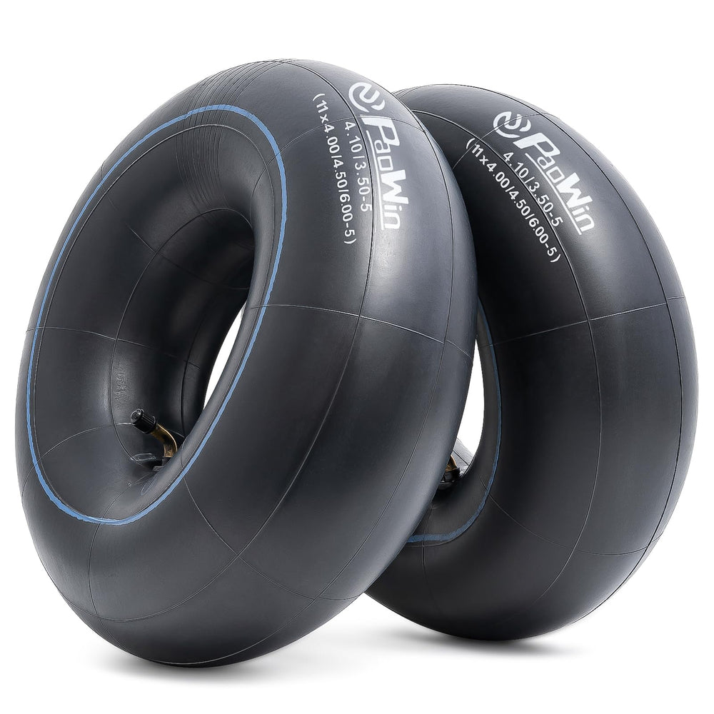 Paowin inner tube with TR87 bent valve, wheelbarrow and mower compatibility for a secure seal