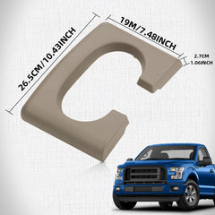 Includes two car coasters and a brown cup holder pad for convenience