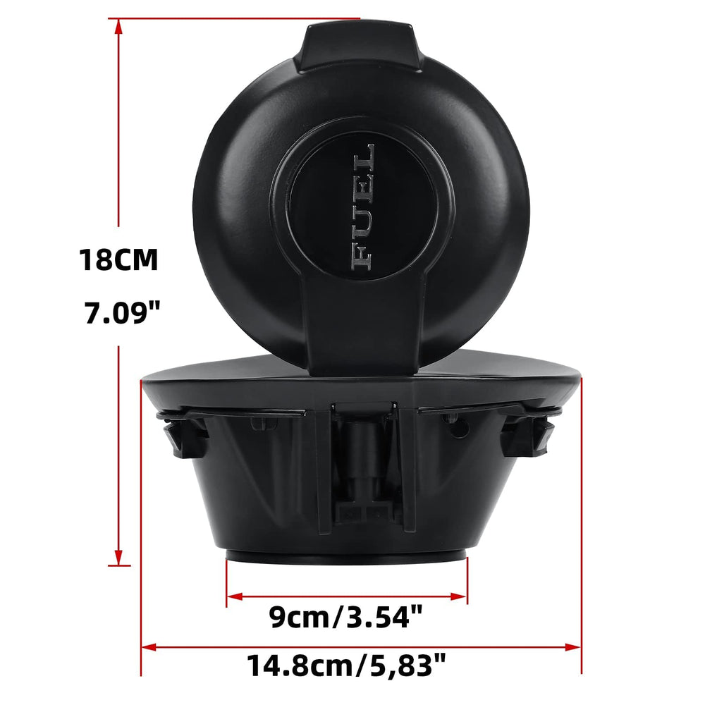 Parfyter fuel cap highlights high-temperature resistance for rugged use.