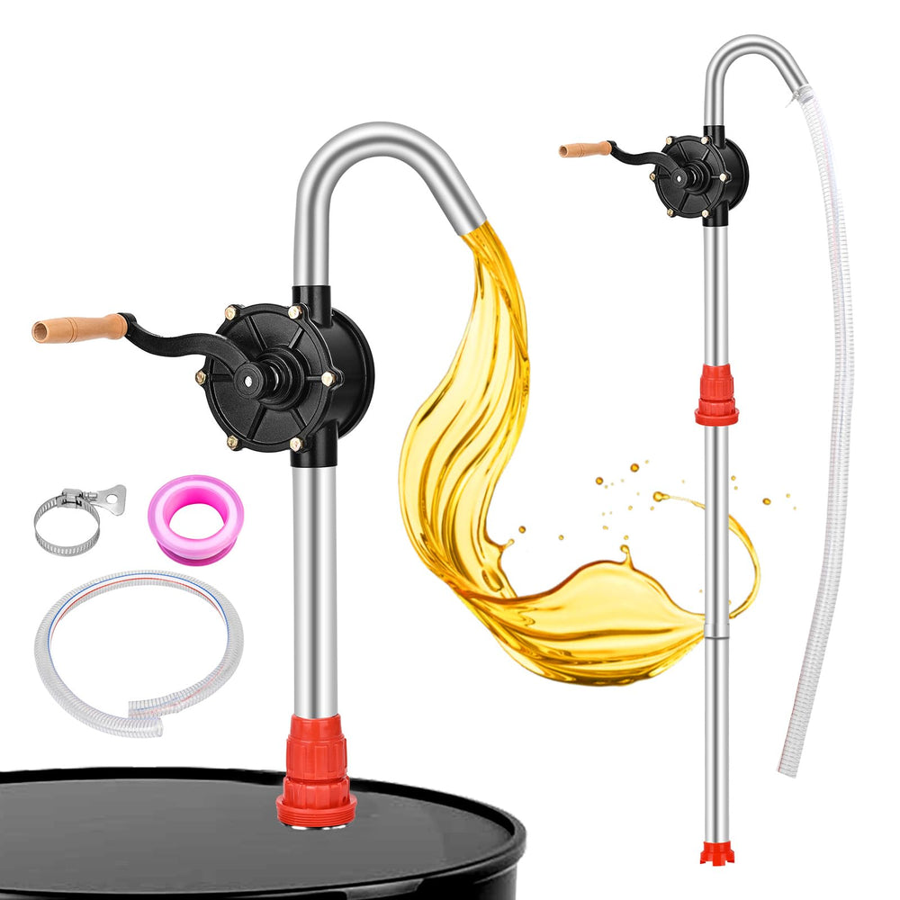 PARGAGAM 55-gallon drum pump in use for quick transfers