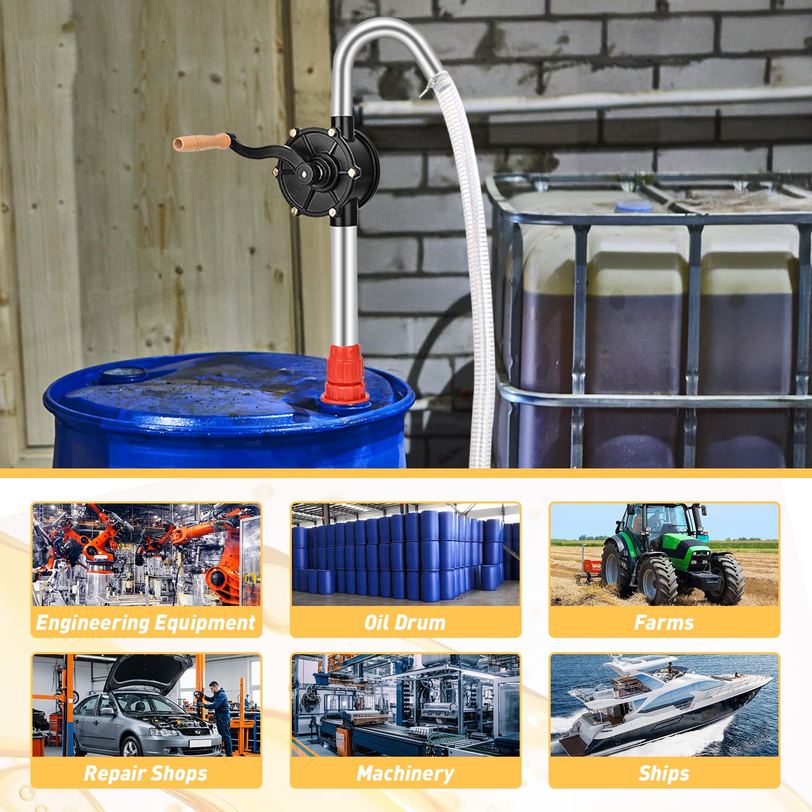 PARGAGAM multi-liquid transfer for motor oil and diesel