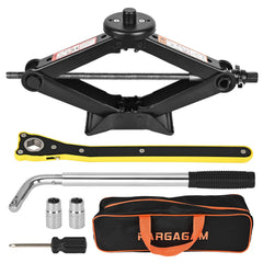 PARGAGAM Tesla scissor jack ready for stable lifting during tire changes