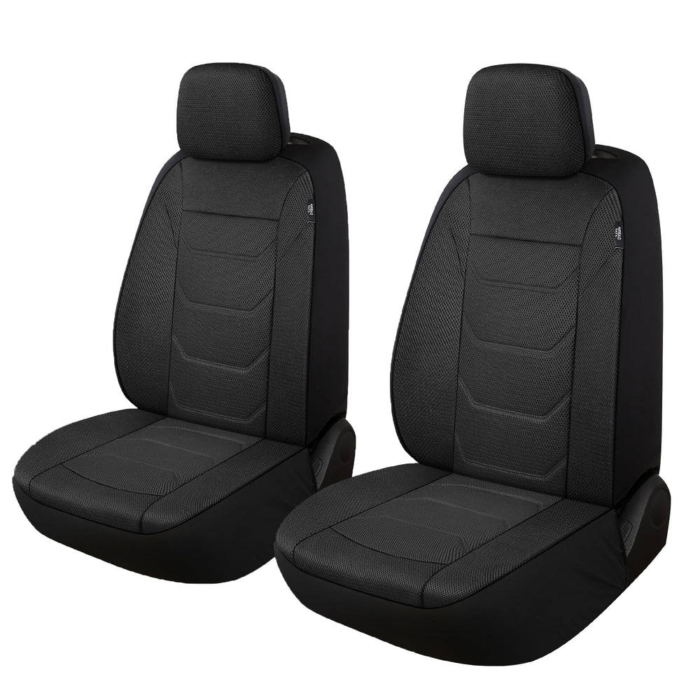 Pariiaotin 3D air mesh front seat cover for breathable protection during daily commuting.