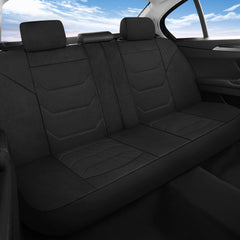 Pariiaotin 3D air mesh seat cover material close-up shows durable foam and breathable mesh.