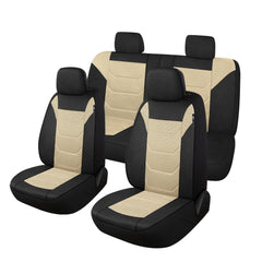 Pariiaotin 3D air mesh car seat cover front view showing breathable design and protection
