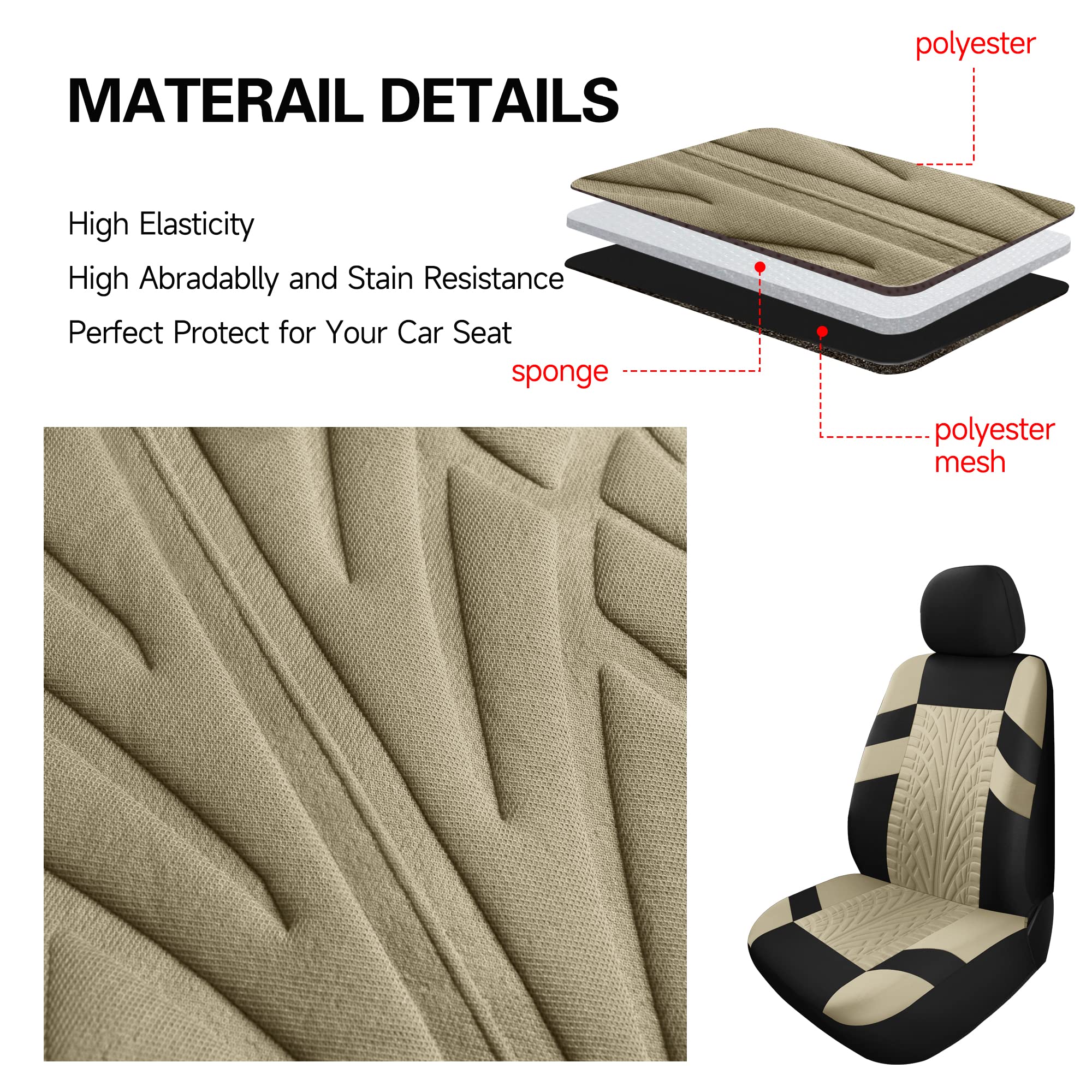 Pariitadin washable durable material keeps seats pristine after spills