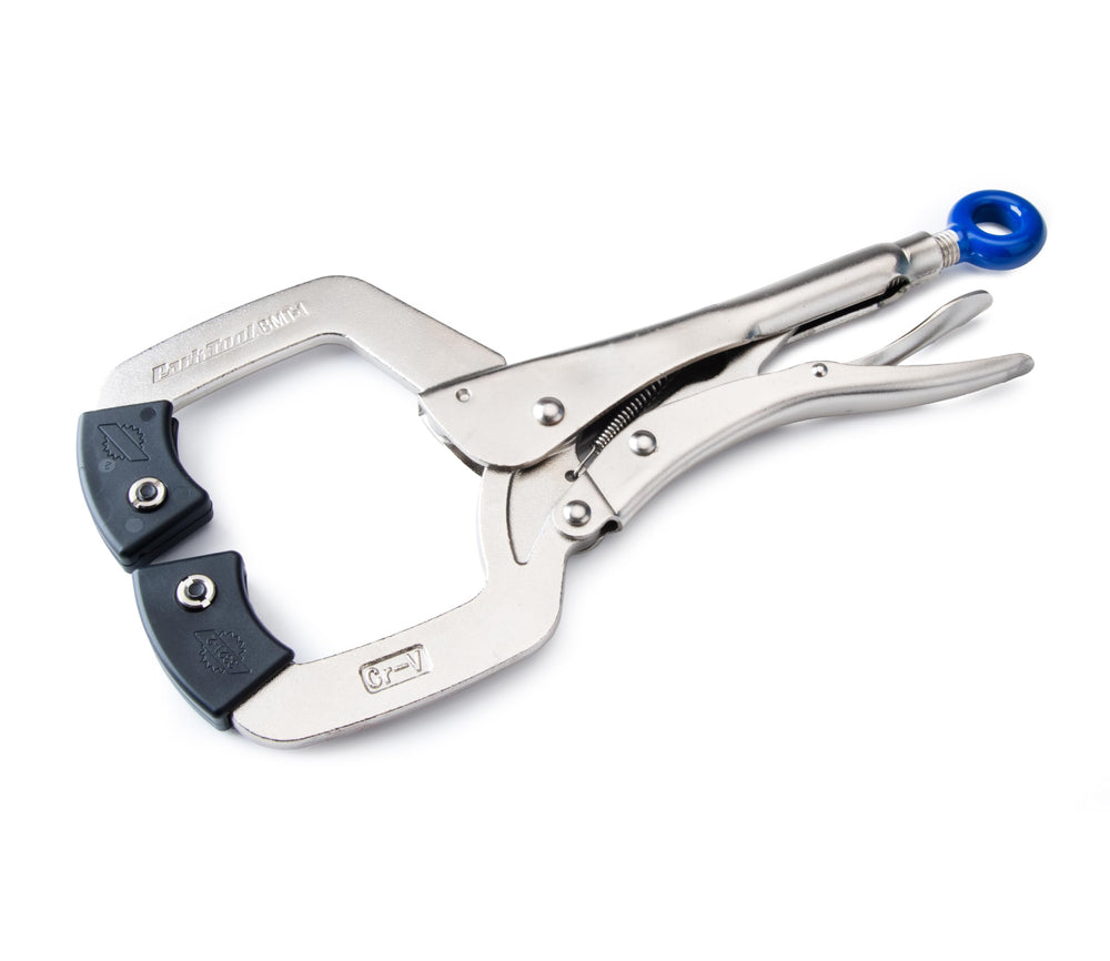 Park Tool BMT-1 in use, quickly unseating a tire bead.