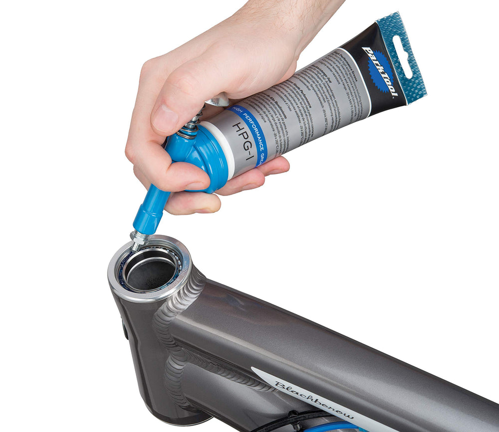 Park Tool GG-1 Fat Press canister with 100 ml grease for clean service.