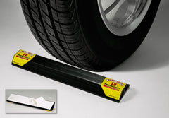 ParkingTarget 18-inch vehicle stop indicator protects walls and tires.