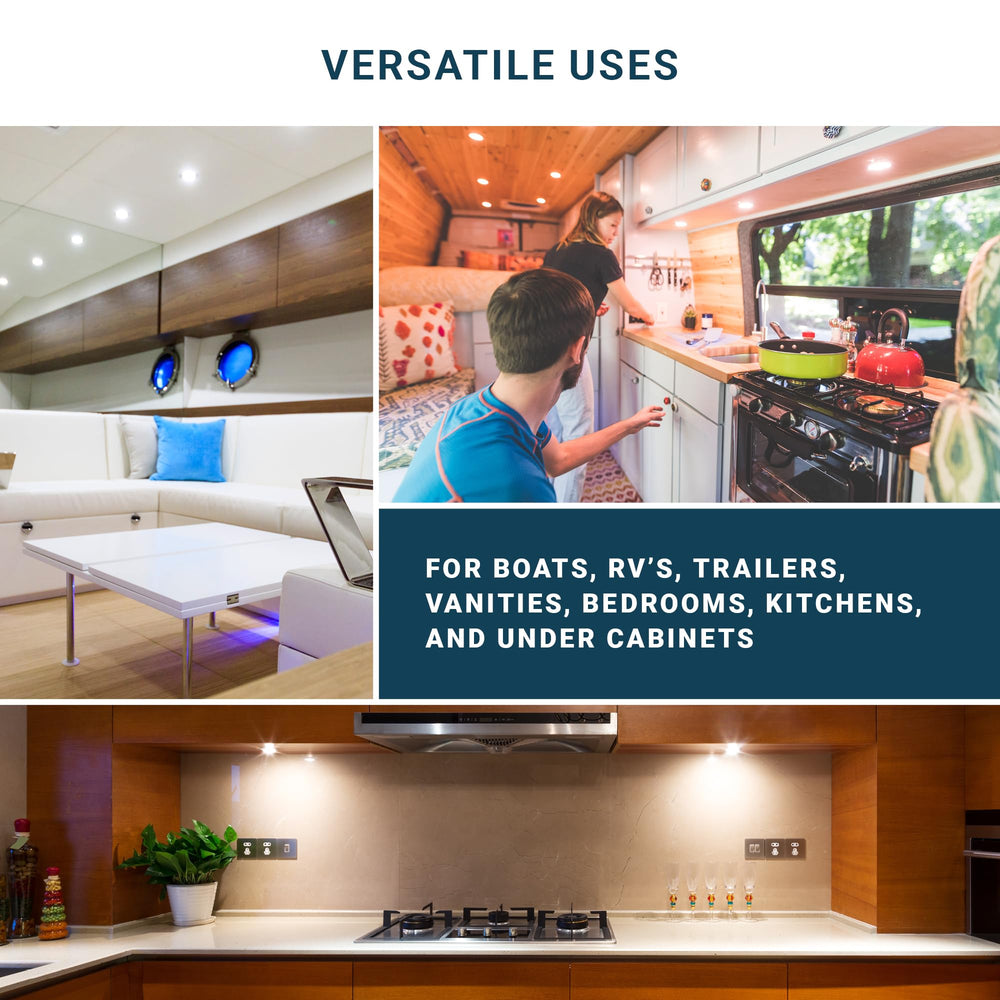 Parmida RV dome light suits motorhomes, campers, boats, and cabins.