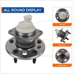 PAROD 512150 hub assembly side view highlighting fit for multiple GM models.