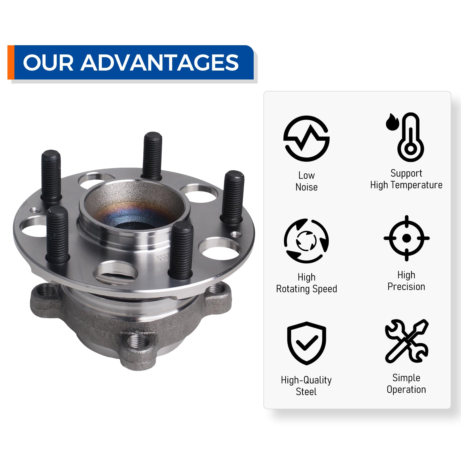 PAROD wheel hub ready for professional installation with vehicle fit check.