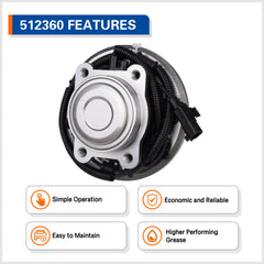 PAROD 512360 ABS sensor integration close-up for reliable braking