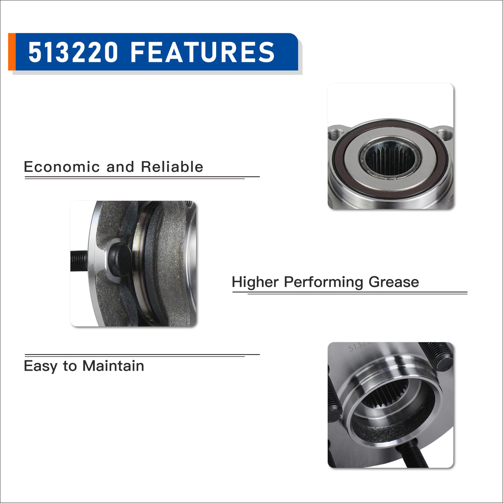 PAROD 513220 OE-quality hub for Subaru Outback durable performance