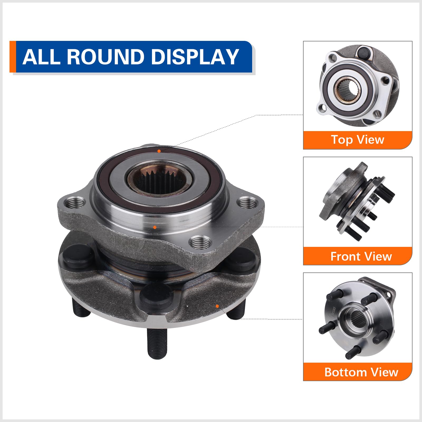 PAROD 513303 bearing assembly close-up highlights durable construction