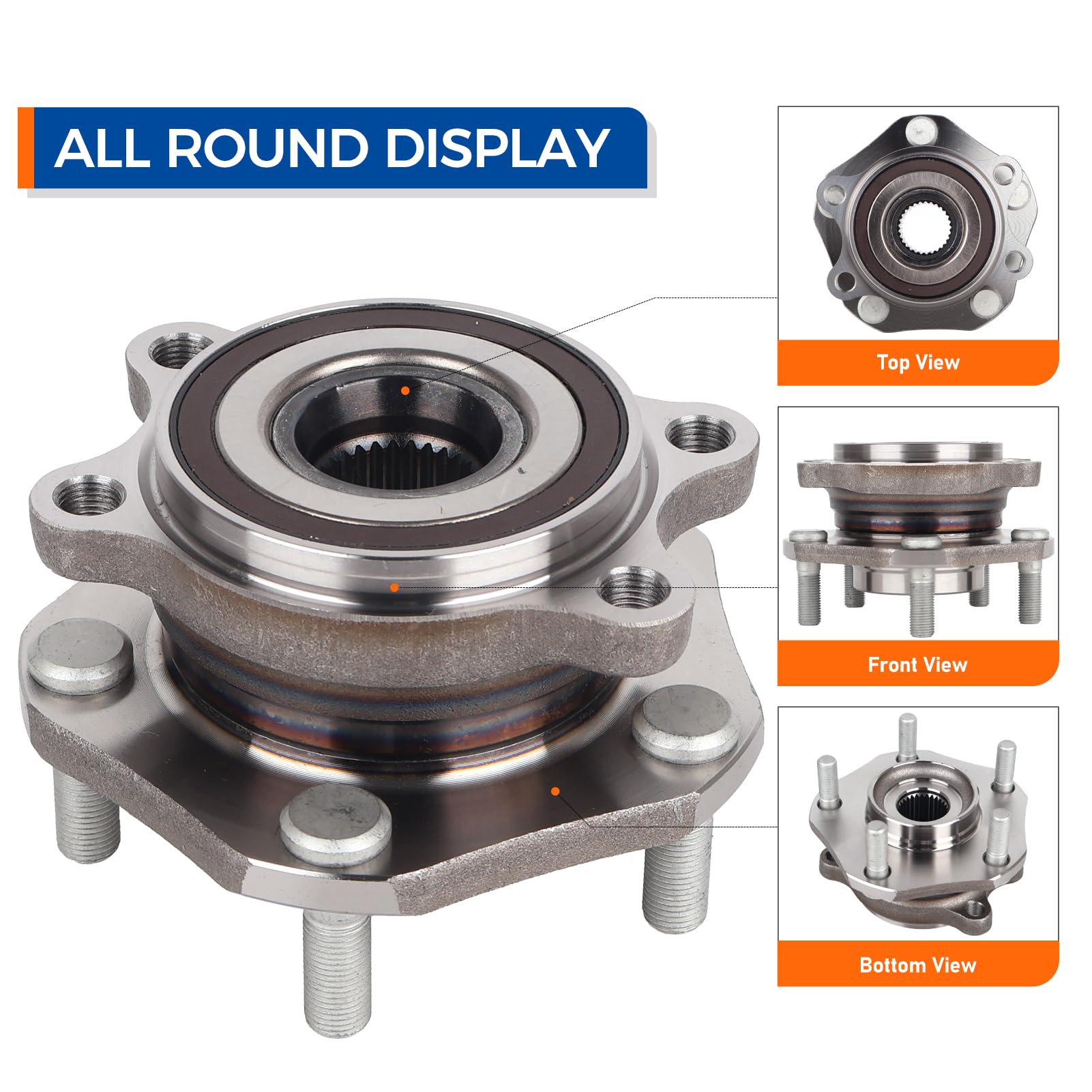 PAROD 513357 hub bearing detail shows durable construction