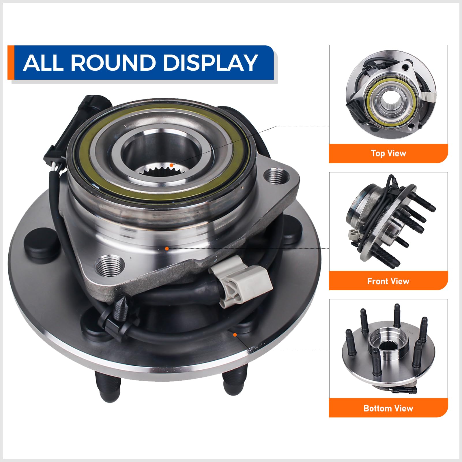PAROD 515036 complete hub unit closeup shows robust construction for durability