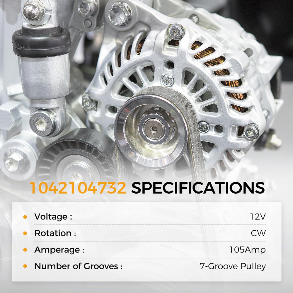 PAROD Acura TSX 2004-2008 alternator enabling steady power on the road