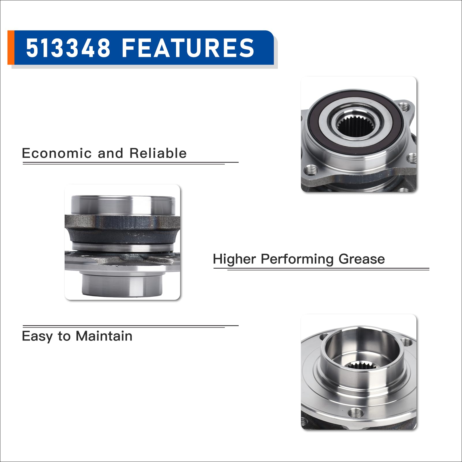 PAROD hub assembly compatible with 2013-2016 Dodge Dart for secure steering.