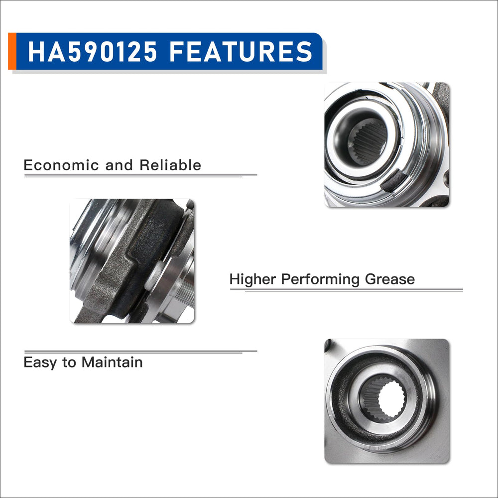 PAROD HA590125 precise hub rotation guidance supports smooth driving