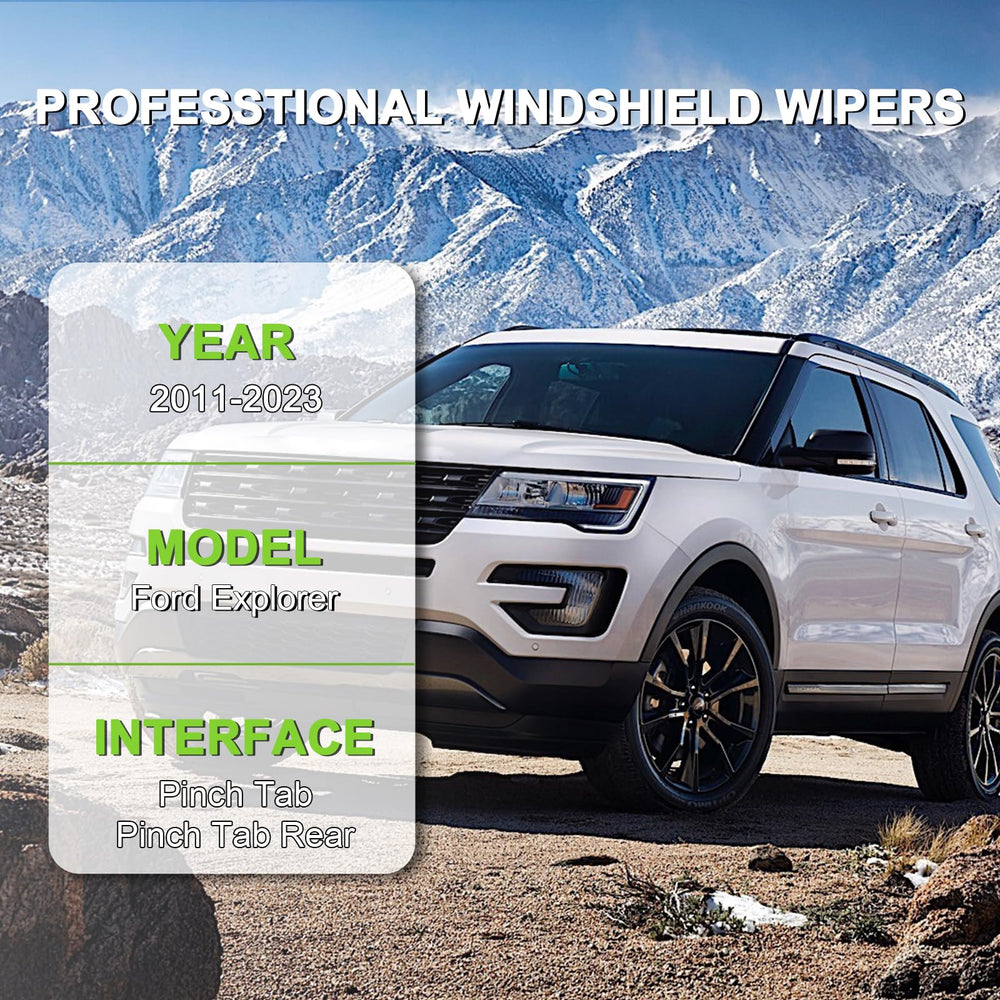 PARRATI 22-inch front wiper blade for Explorer delivers streak-free rain clearing