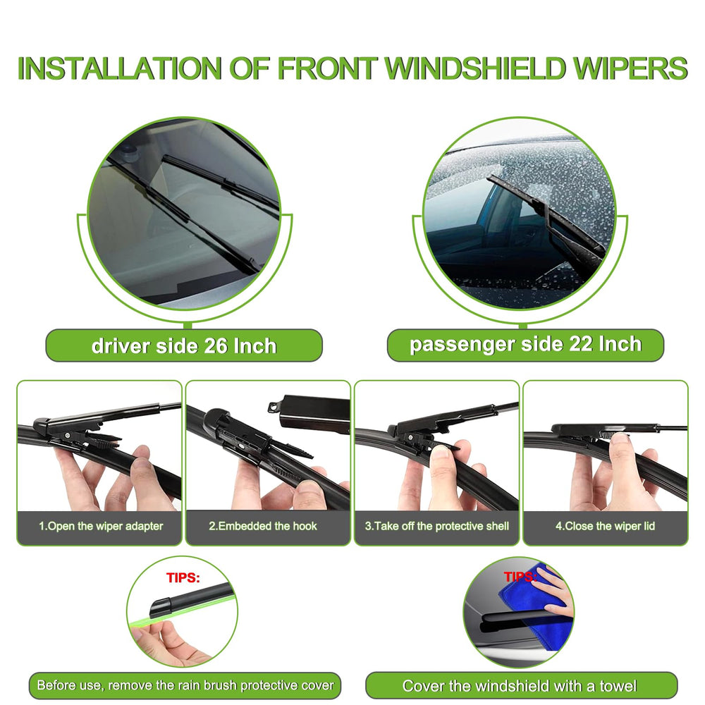 PARRATI bracketless design reduces wind lift for smoother wipe