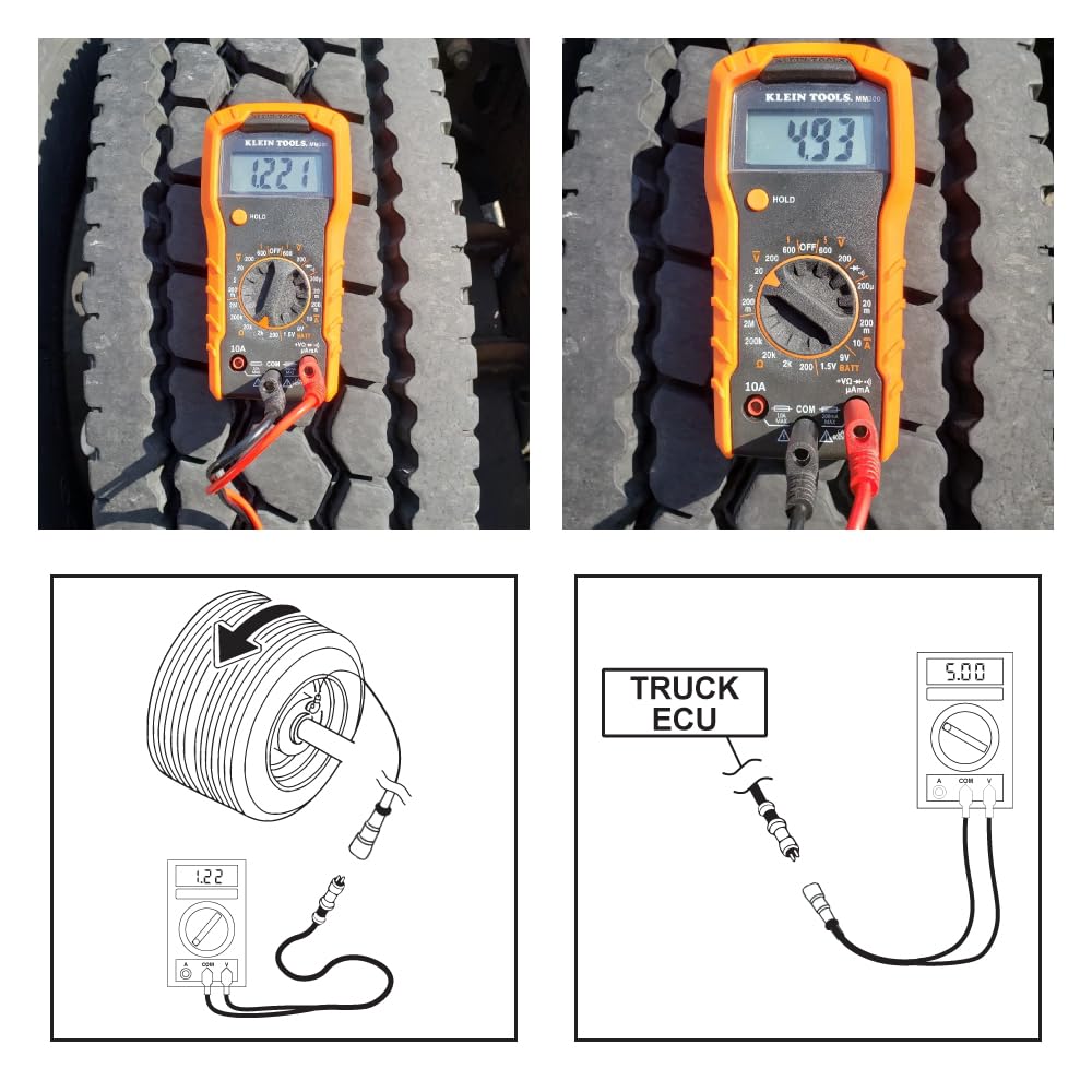 PartLogix semi-truck and trailer diagnostics setup with two cables.