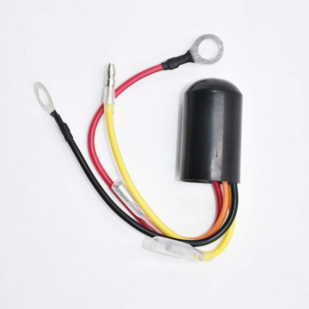 Partman time delay module installed on John Deere 345 for smoother engine start.