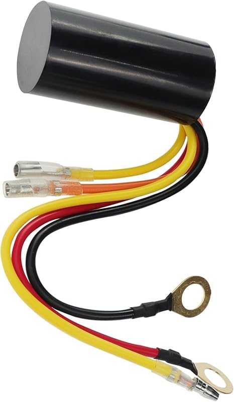 Partman time delay module beside wiring harness for easy Deere compatibility.