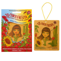 Parts Direct Chica Fresita 4pc pack in red packaging for car freshness.