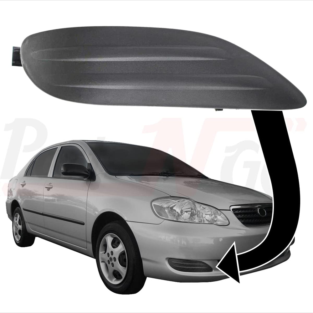 Parts N Go fog light cover set closeup highlights durable construction for daily driving.