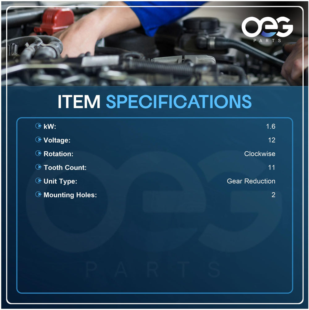 Parts Player OEG starter for Corvette 5.7—quick, consistent cranking