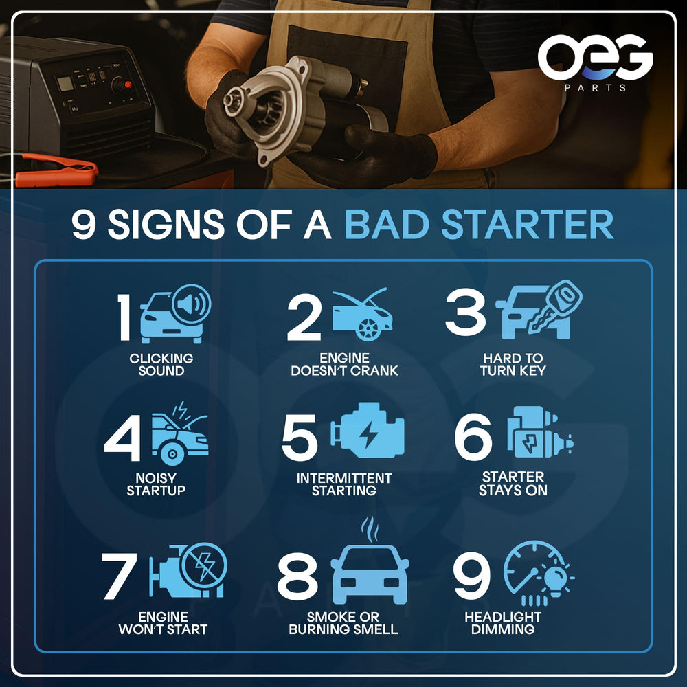 Parts Player OEG starter for Jeep Commander 09-10 ensures quick engagement