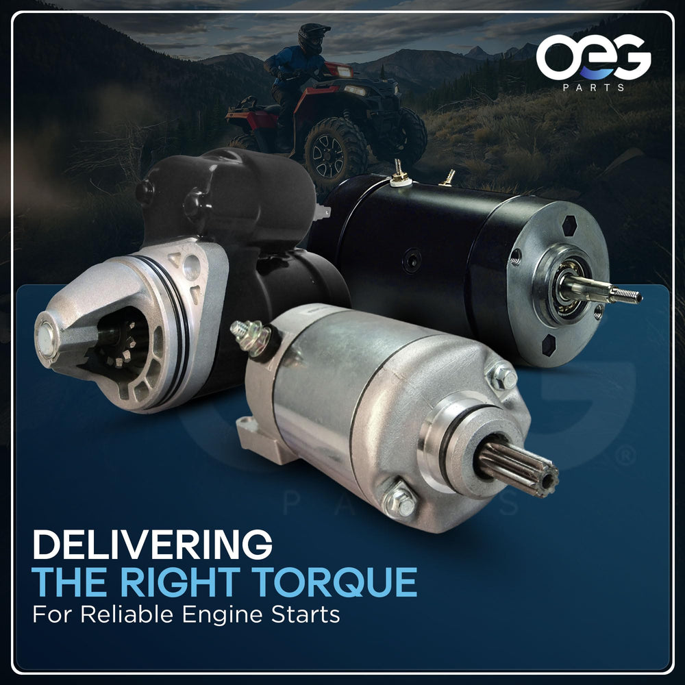 Parts Player OEG starter label and packaging with clear specifications.
