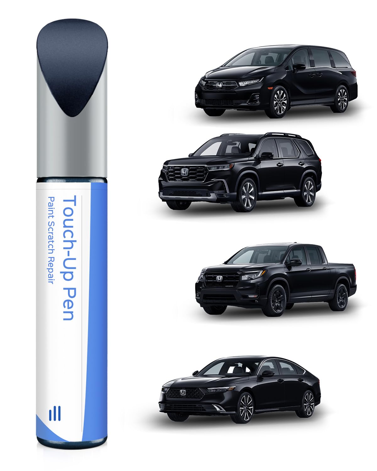Parts4EV B-588P Obsidian Blue Pearl touch-up pen for precise Honda chip repair