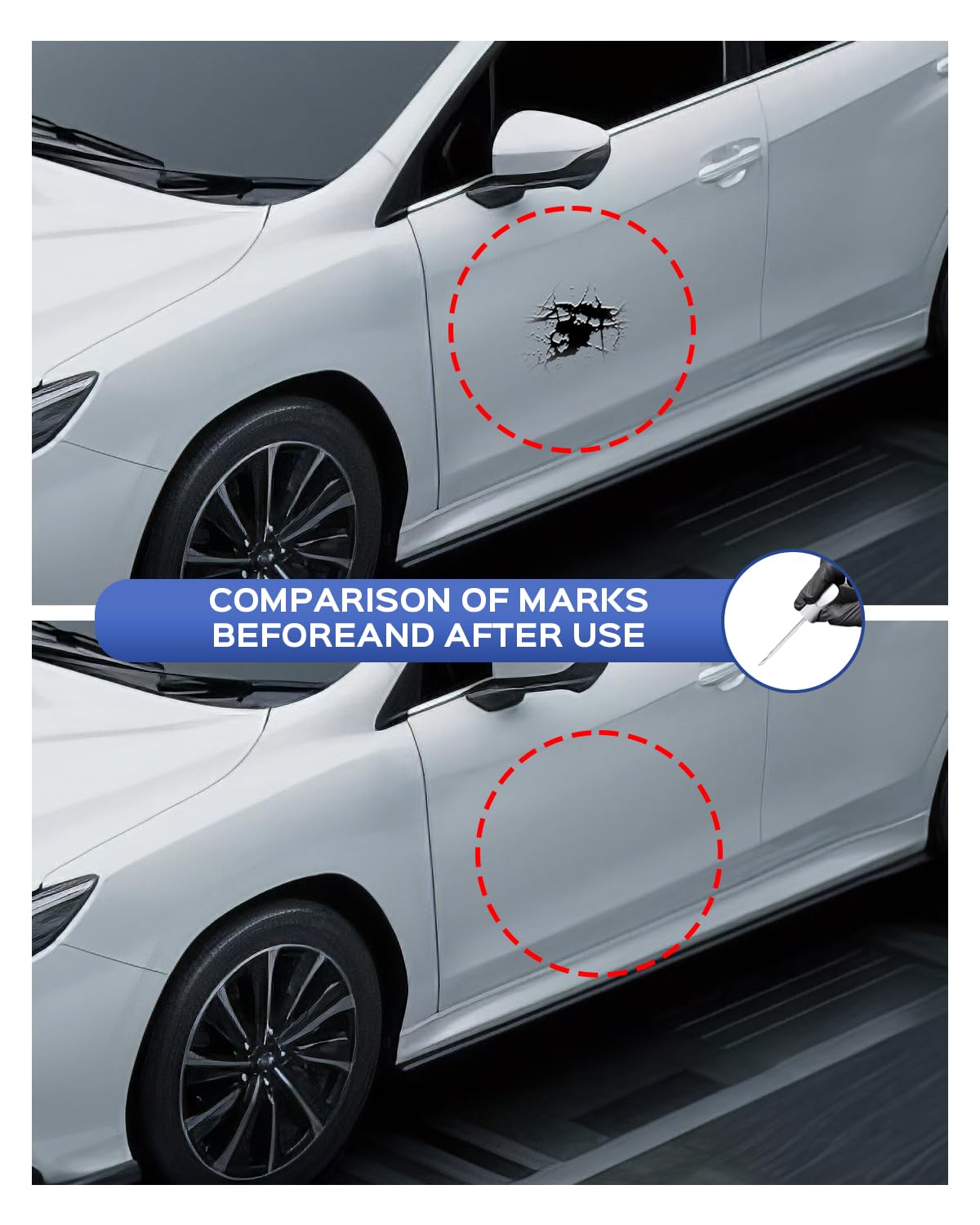 PARTS4EV G1U Ice Silver touch-up kit suitable for Subaru models.