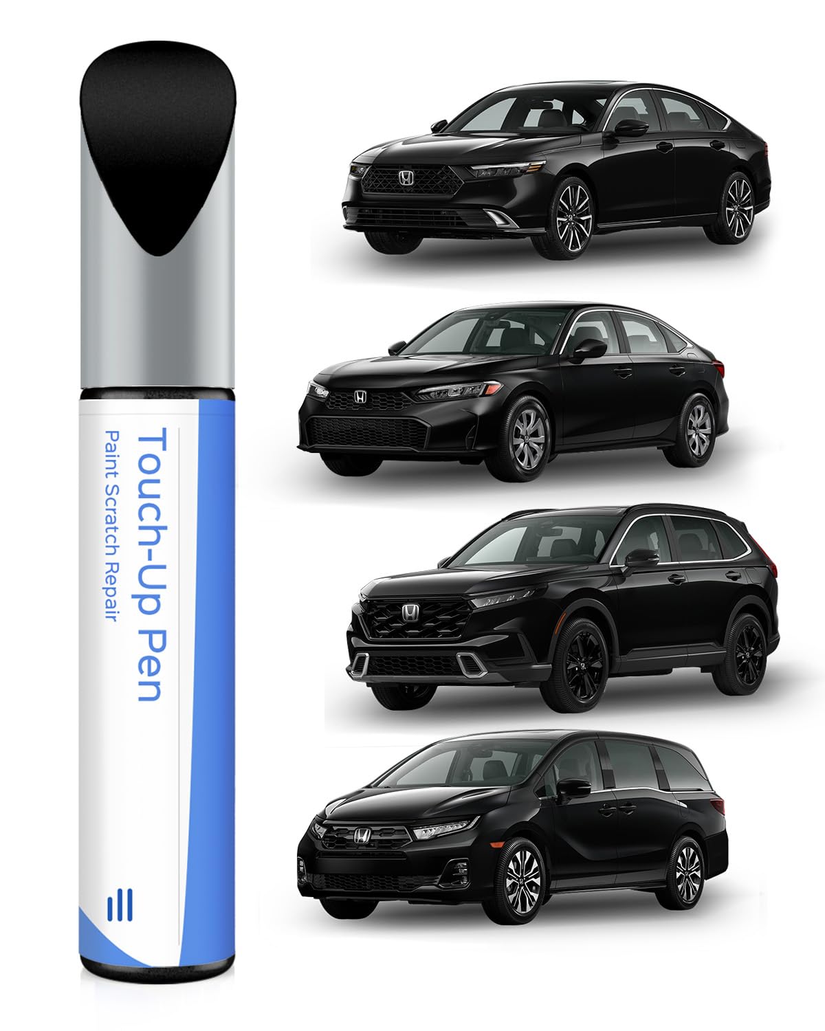 PARTS4EV NH-731P crystal black pearl paint pen for touch-ups with quick color matching