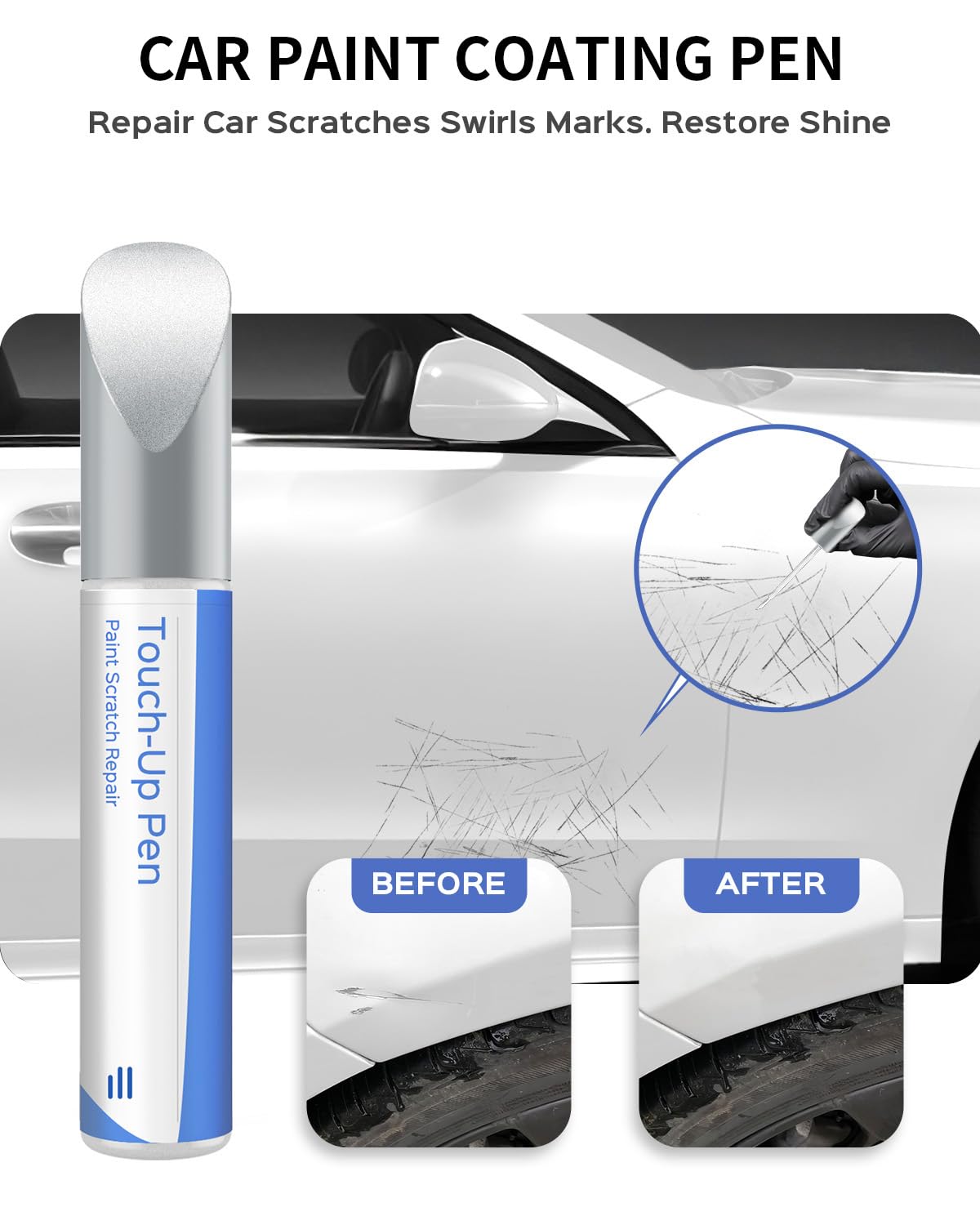 PARTS4EV paint chip repair application shows precise color blending for Mercedes.