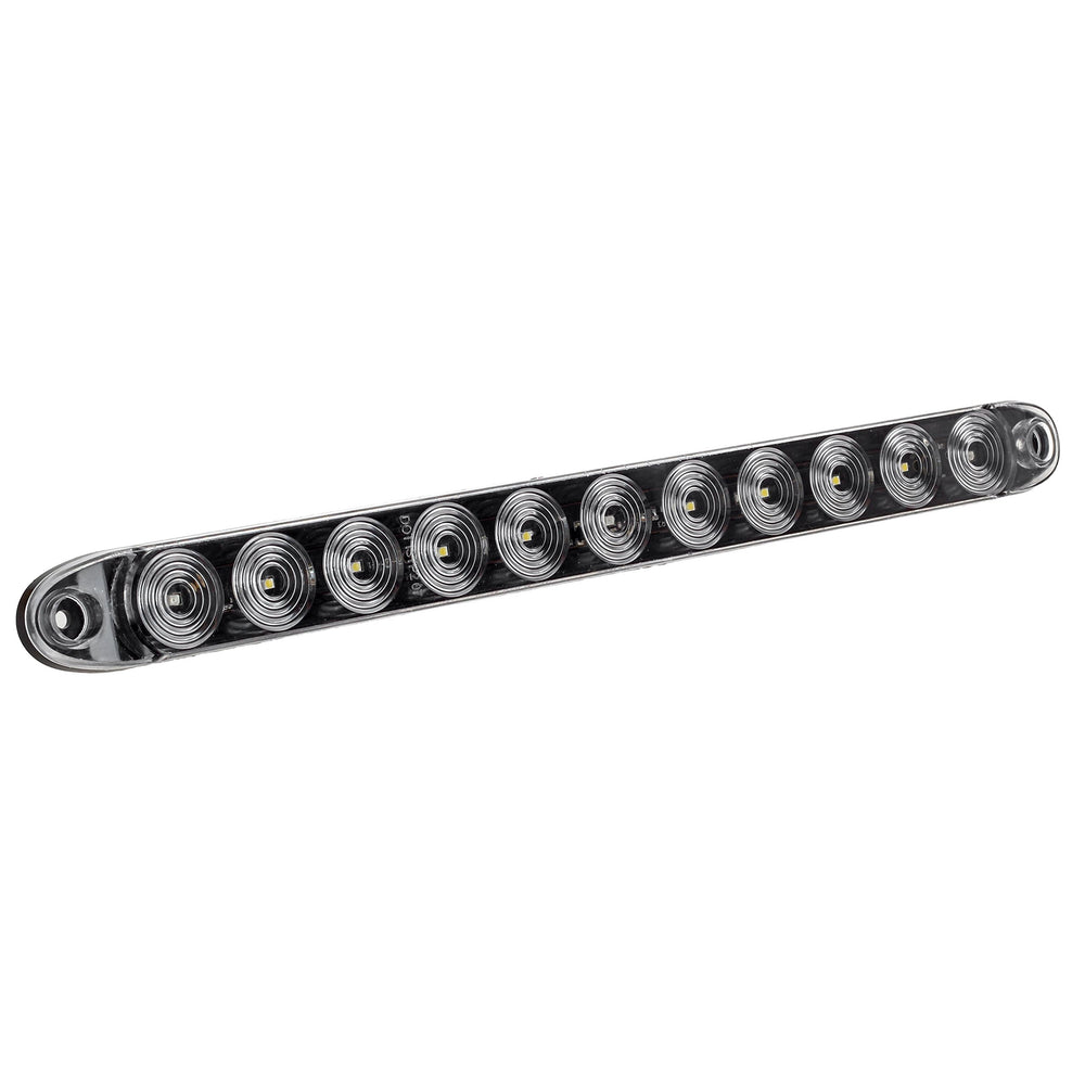 Partsam 15-inch red 3-ID bar horizontal or vertical mounting.