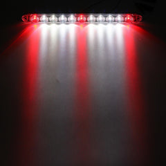 Partsam 15-inch red 3-ID bar with reverse light for safer backing.
