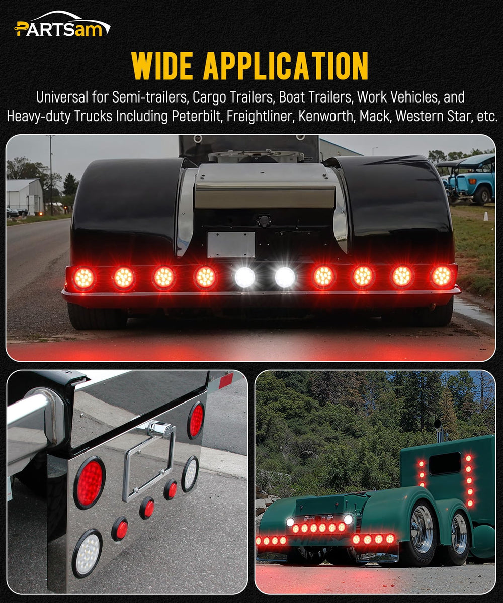Partsam 3-prong pigtail with rubber grommet for wiring