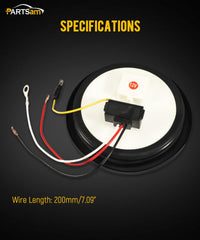 Partsam 3-prong wire pigtails included