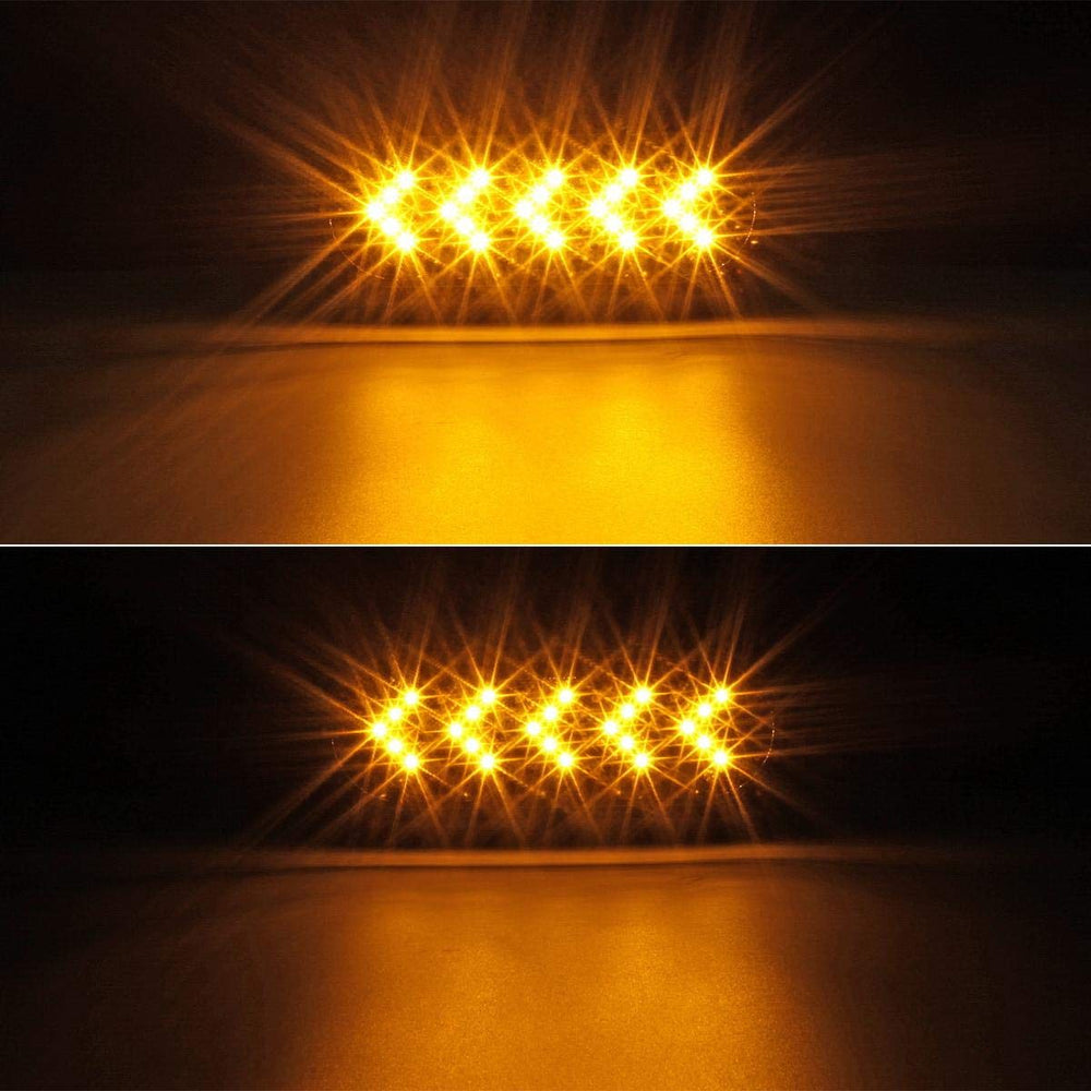 Partsam three-wire trailer light with red turn, black tail, white negative for versatile wiring.