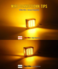 Partsam 39-LED dual-face light provides bright signaling from all angles.