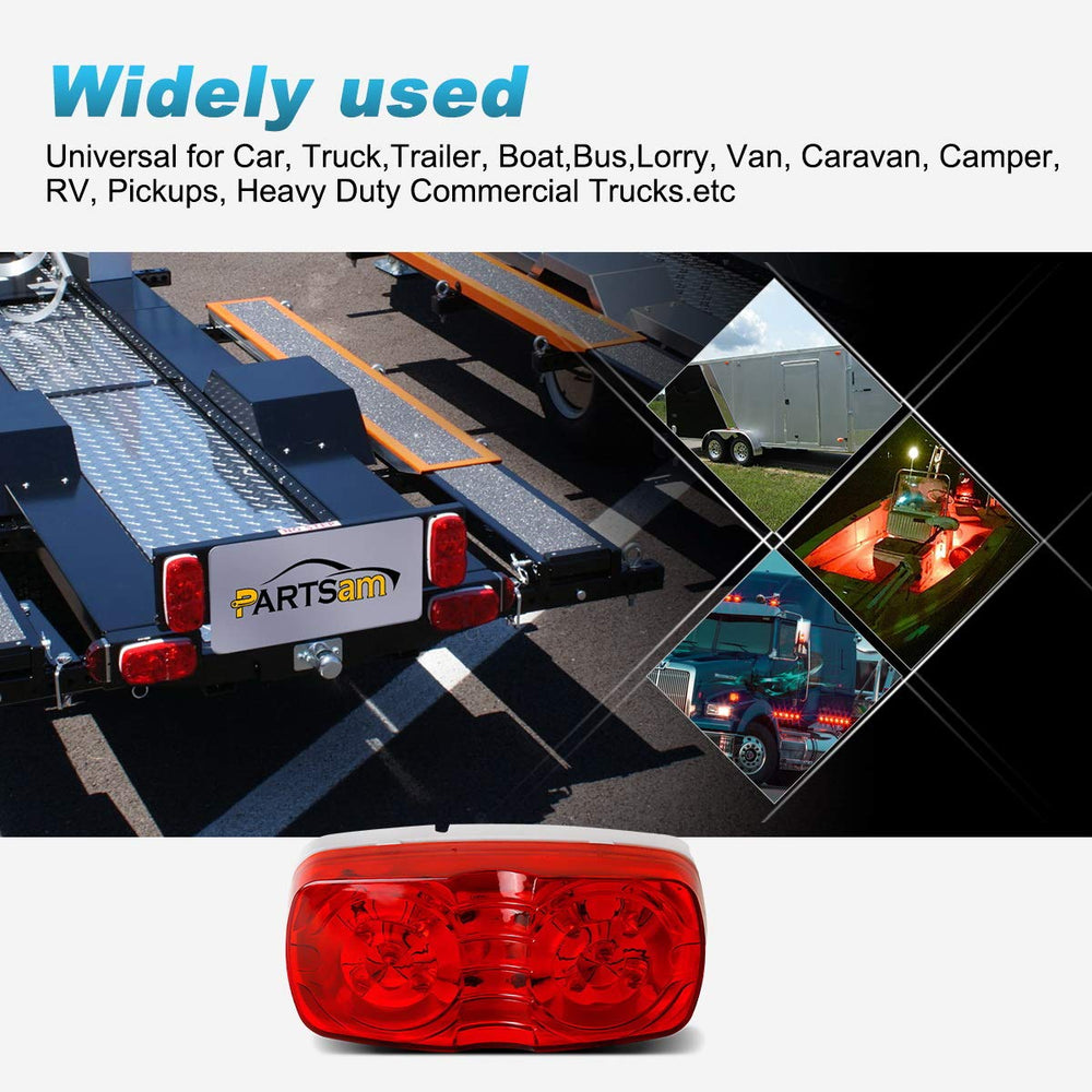 Partsam 5pc marker light set for multiple vehicle positions