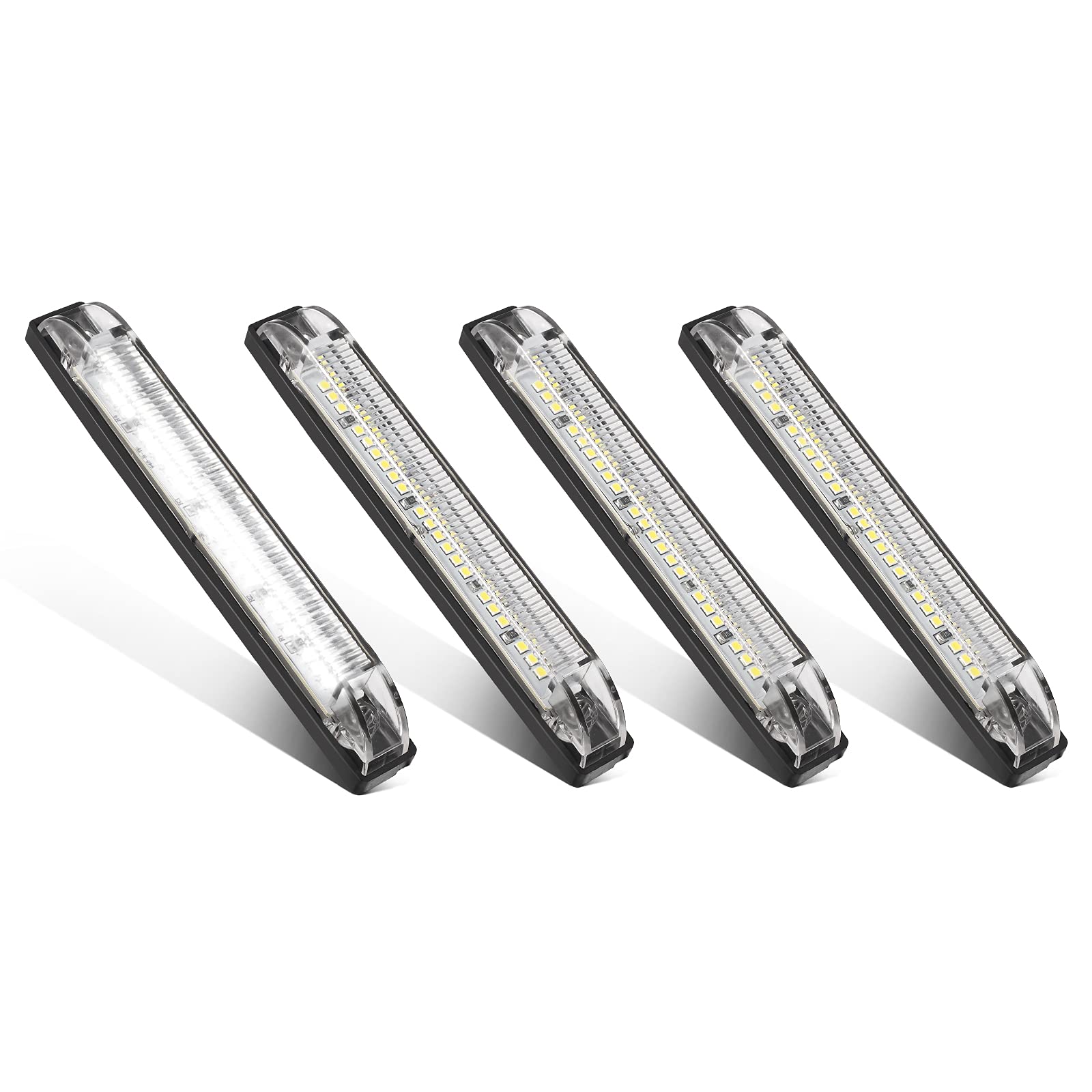 Partsam 6 inch LED strip light with 21 LEDs for versatile 12V vehicle lighting