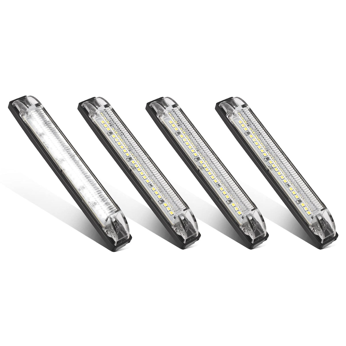 Partsam 6 inch LED strip light with 21 LEDs for versatile 12V vehicle lighting