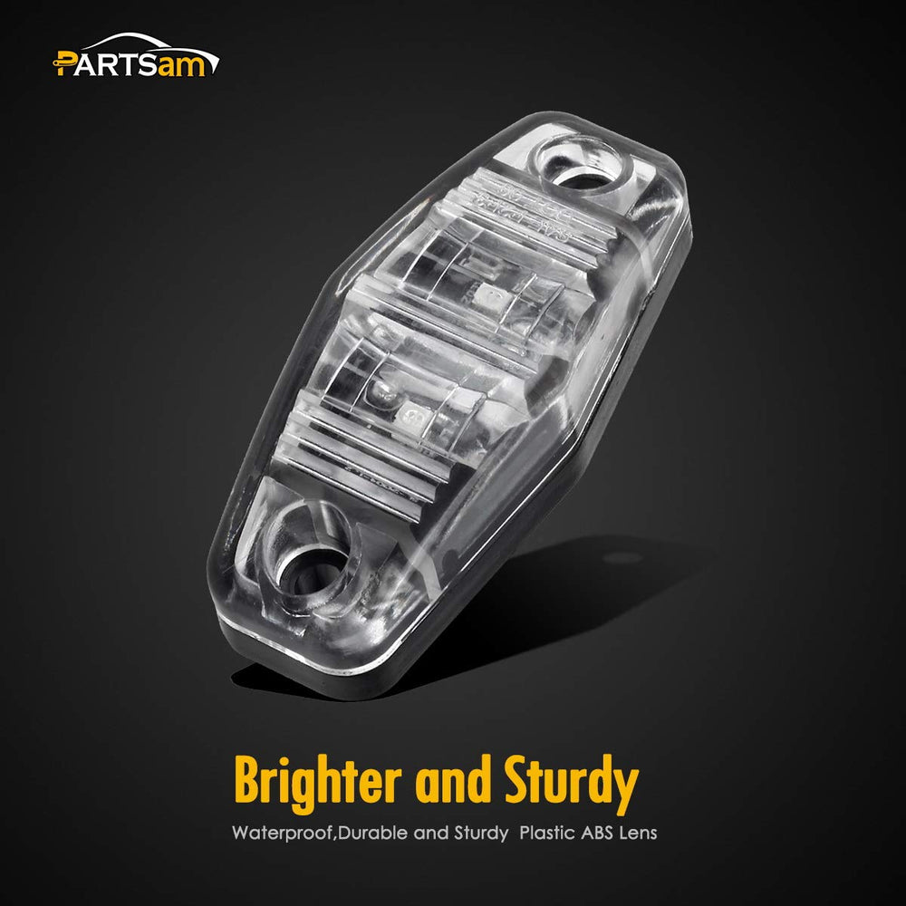 Partsam surface-mount design suited for trailers, trucks, and RVs.