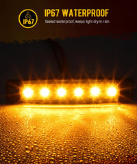 Partsam amber turn signal light improves visibility for trucks and RVs.