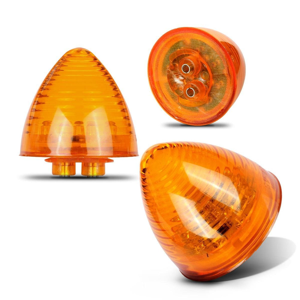 Partsam beehive light mounted at 45 degree angle for clearance signaling